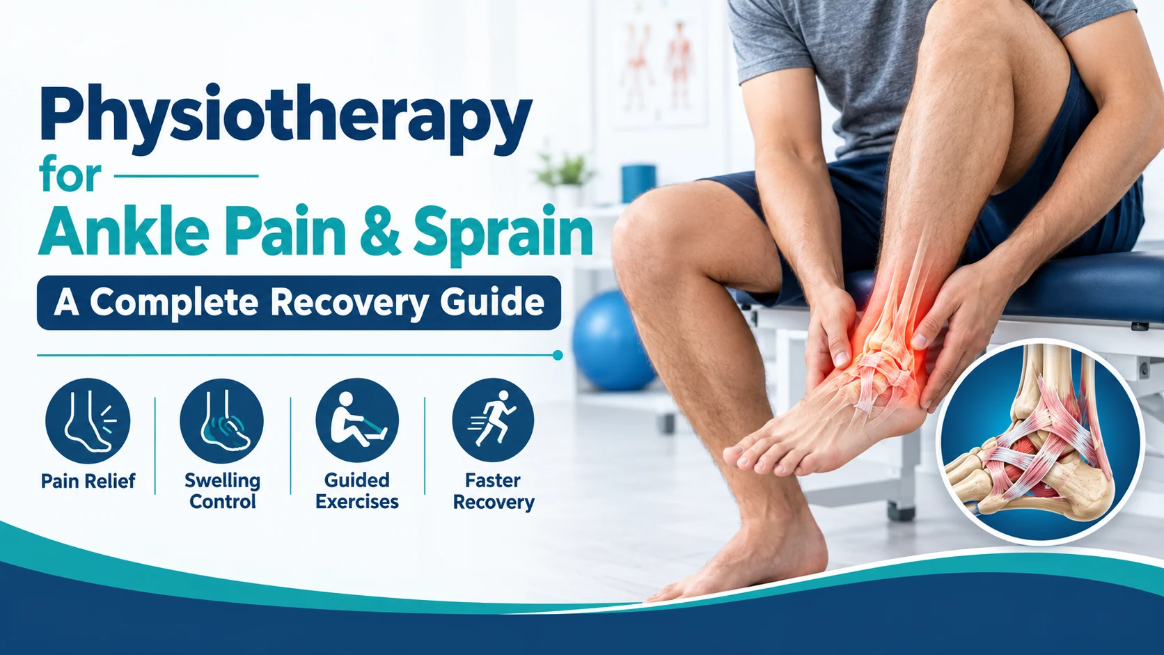 Physiotherapy for Ankle Pain & Sprain in Ahmedabad